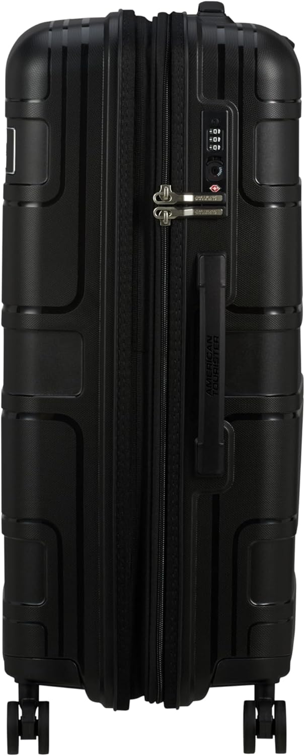 American Tourister Skymax - Kofferset 3-teilig, Schwarz (Bass Black) Black (Bass Black), Black (Bass