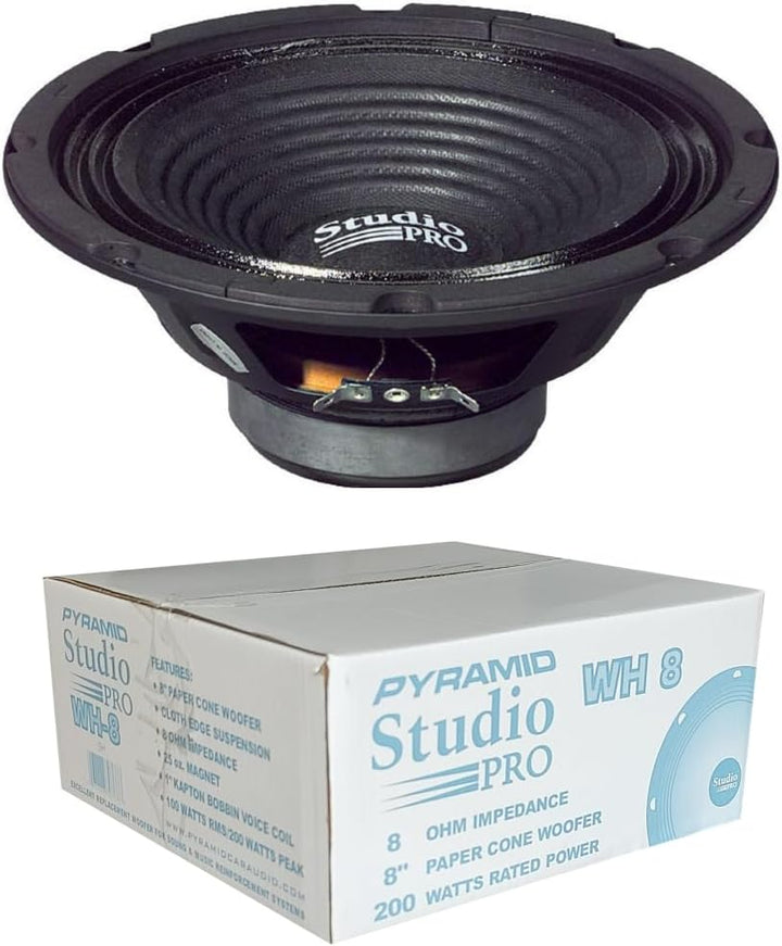 KIT Set FÜR Pyramid WH8 1 Woofer Lautsprecher Diffusor 8" 200 mm 20,00 cm 100 Watt RMS 200 Watt max