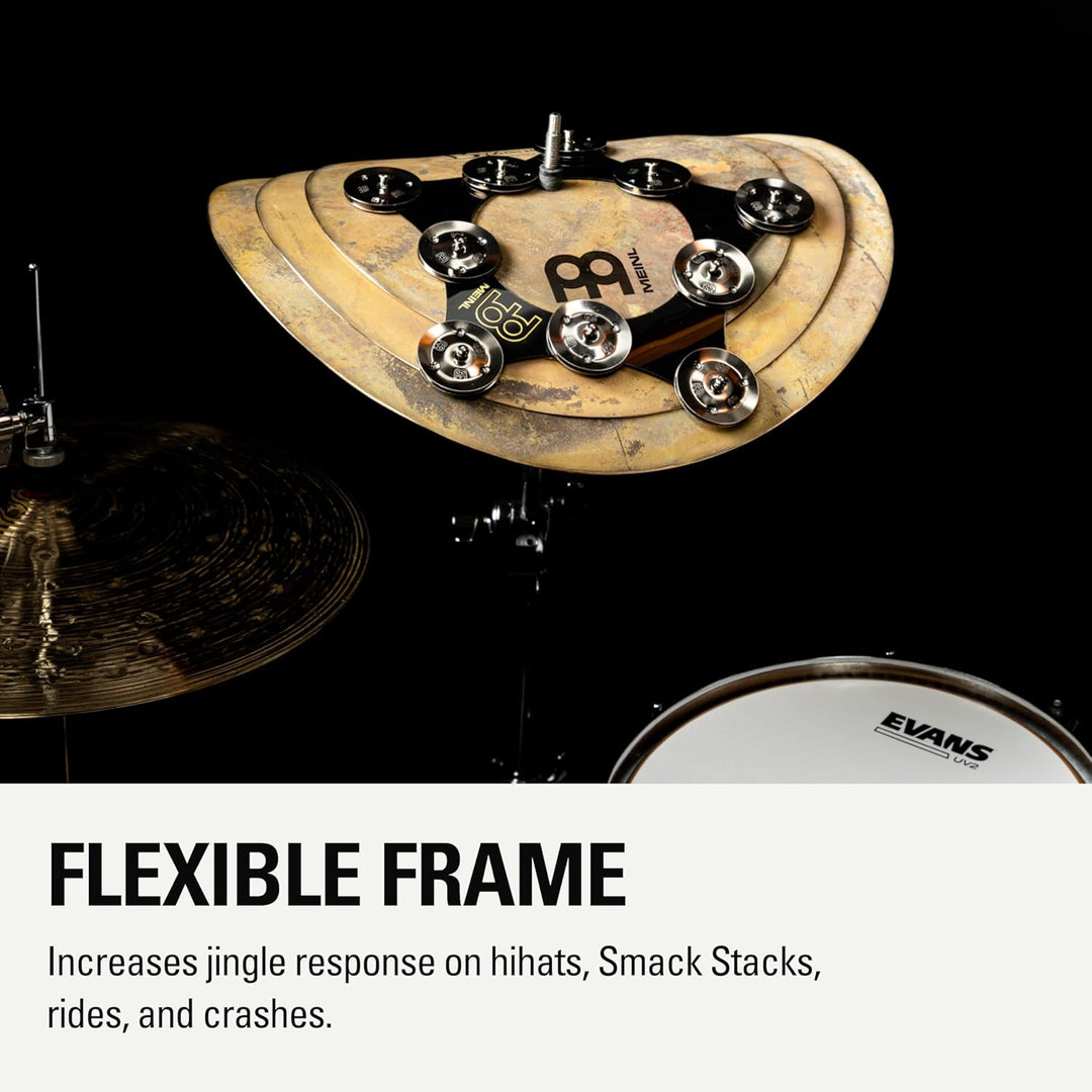 Meinl Percussion Super Flex Ching Ring, Stainless Steel Jingles