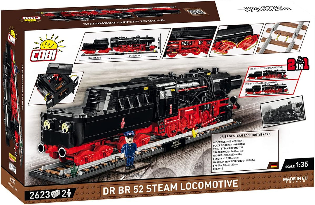 COBI DR BR 52 Steam Locomotive