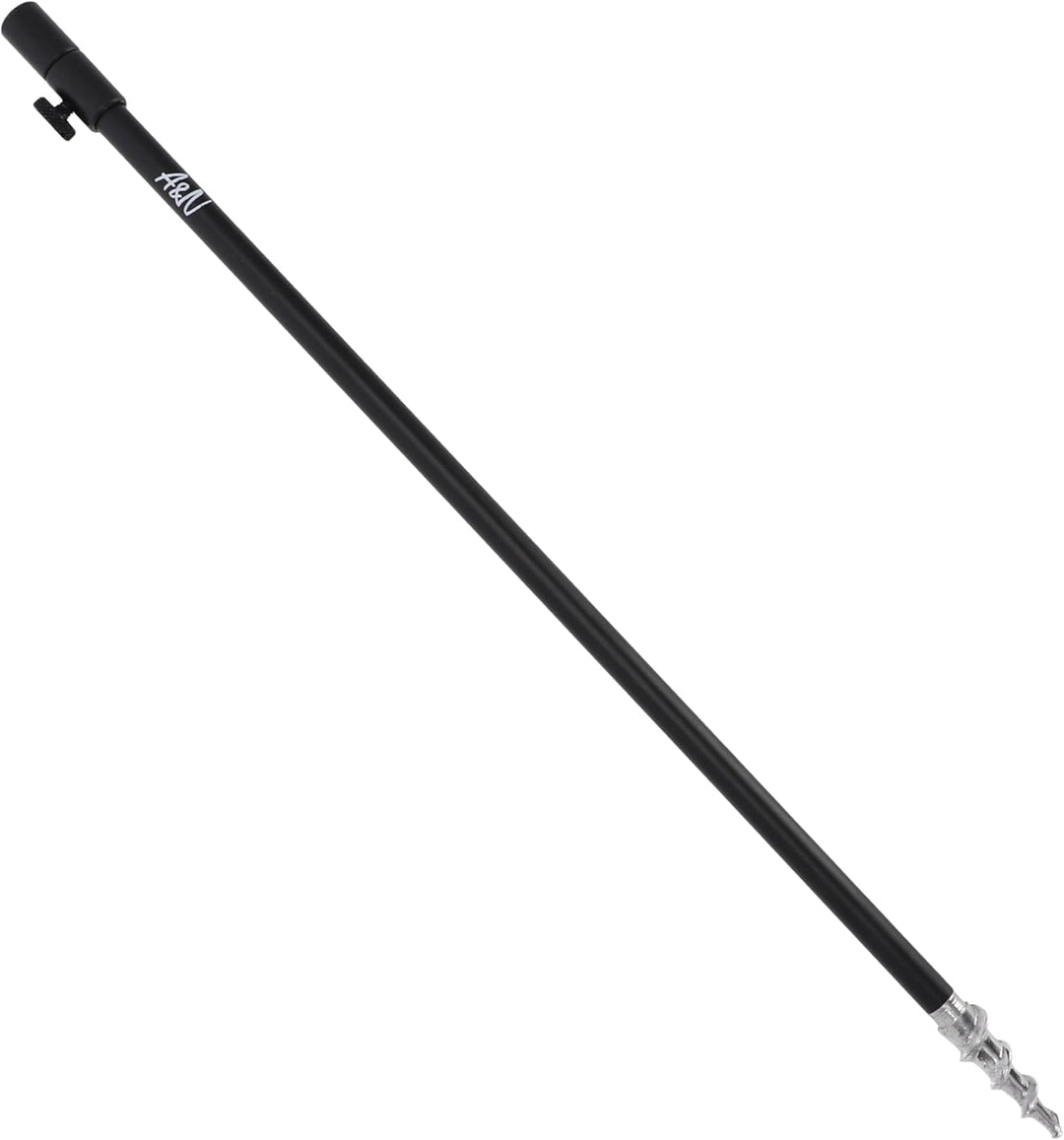 A&N 4 Stück Rutenhalter Bankstick Erdsperr Rutenauflage Aluminium Drill 30-120cm 75-120 cm, 75-120 c