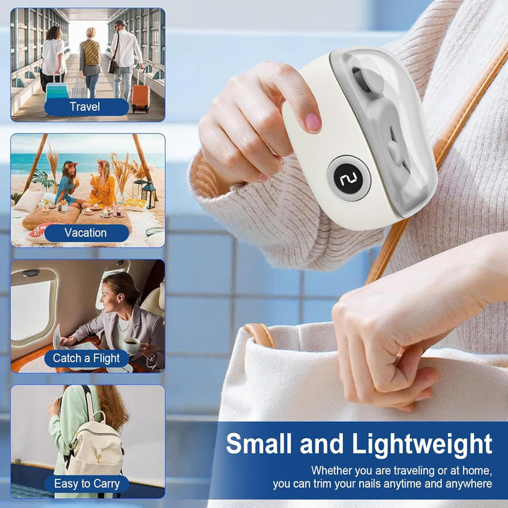 Elektrischer Nagelknipser, 3-in-1Elektrische Nagelfeile, Multi-Functional Nagelschneider Elektrischm
