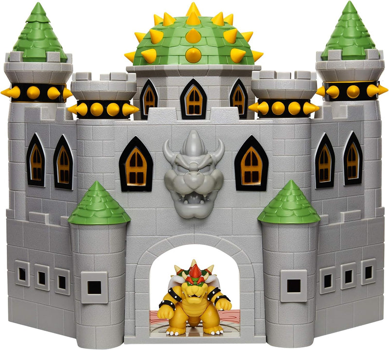 Jakks Pacific - JPA40020 - Nintendo Super Mario grosses Spielset - Bowser´s Schloss - inkl. 6cm Bows