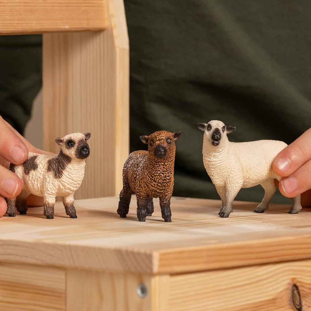 SCHLEICH Farm World | Schaffreunde 42660 Bauernhof Spielfigur | detailgetreue Tierfiguren | Geschenk