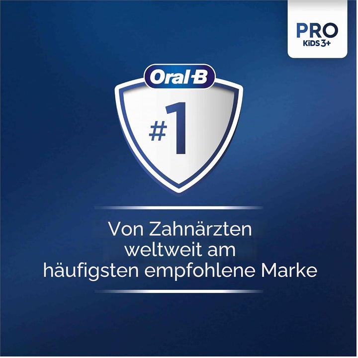 Oral-B - Vitality Pro Kids Frozen HBOX, Batteriebetrieben, Zahnbürste, Schwarz