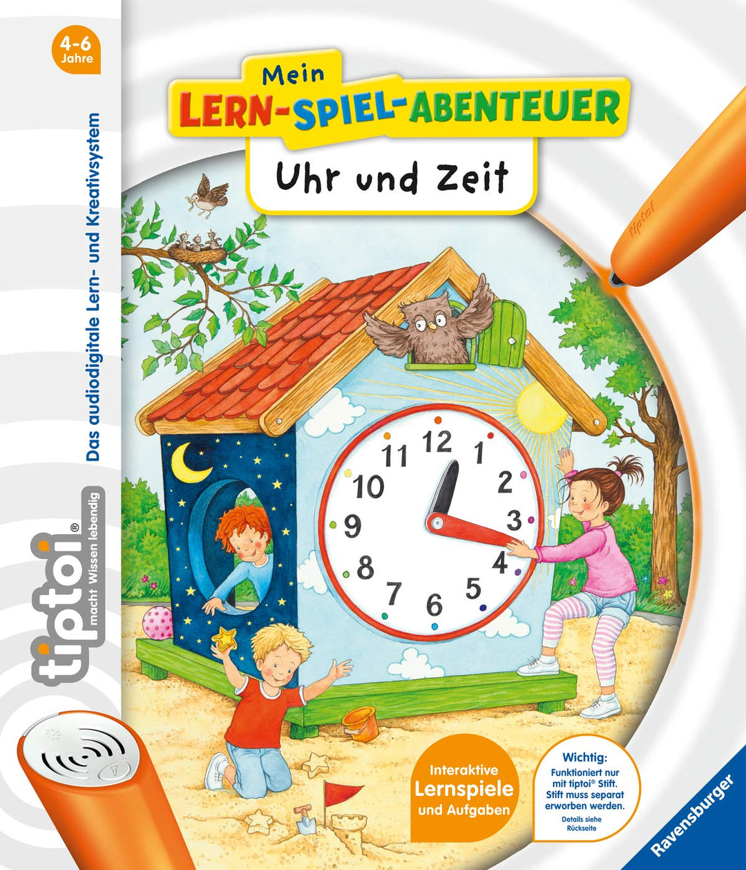 tiptoi® Uhr und Zeit (tiptoi® Mein Lern-Spiel-Abenteuer), Spiralbindung