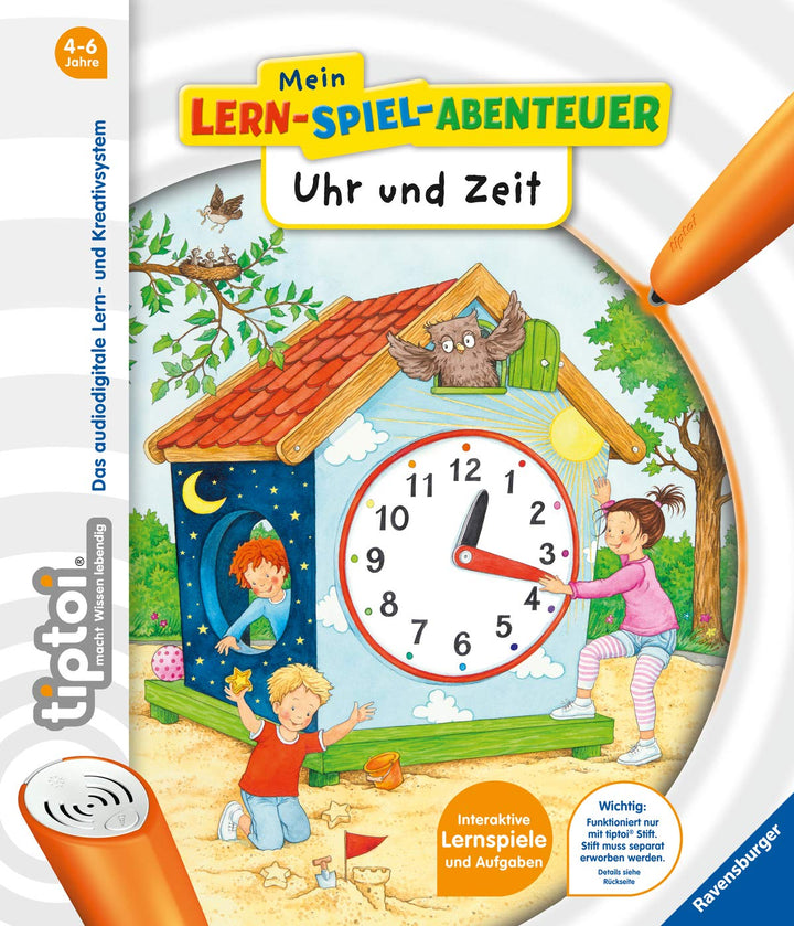 tiptoi® Uhr und Zeit (tiptoi® Mein Lern-Spiel-Abenteuer), Spiralbindung