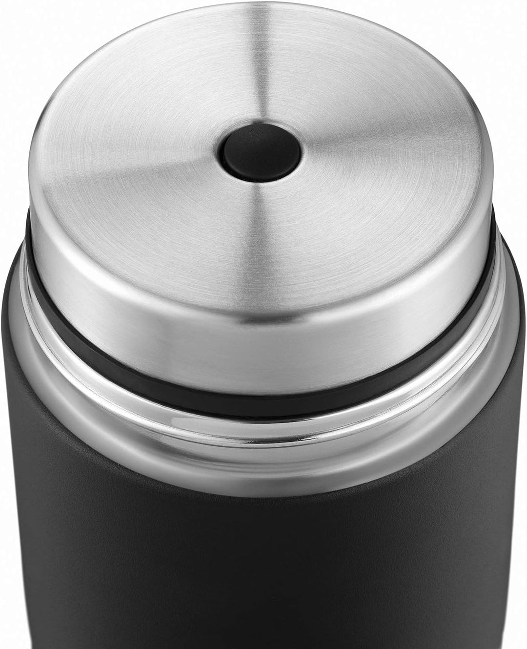 Esbit Thermobehälter Sculptor für Essen - Warmhaltebehälter 750 ml in Schwarz - aus Edelstahl für wa