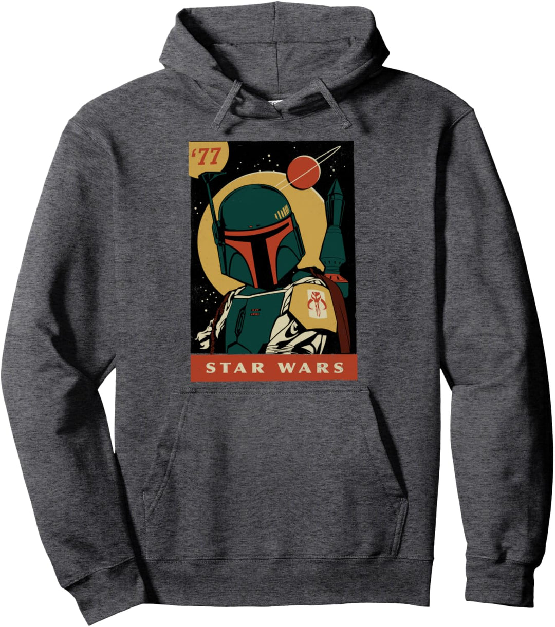 Star Wars Boba Fett '77 Bold Comic Cover Pullover Hoodie