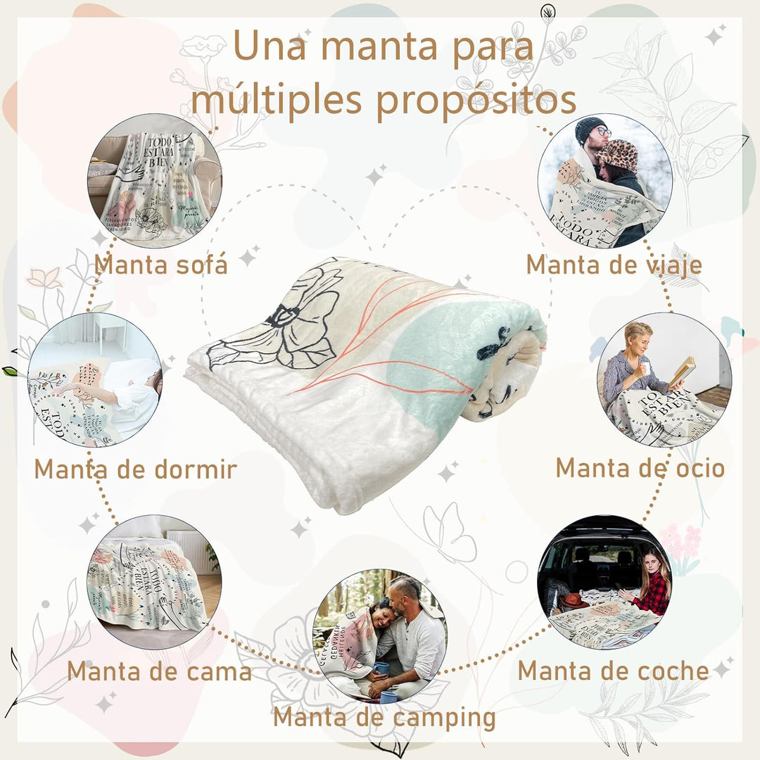 Geschenke für Frauen Männer, Gute Besserung Geschenke Decke, Aufmunterung Geschenke für Frauen Männe