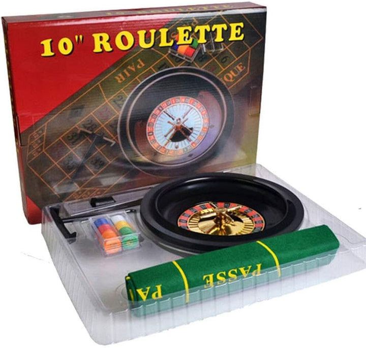 Tragbares Roulette-spielset, Tisch-Casino-Spiele, Party-Roulette-Rad-Set Für Erwachsene Chipkarten U
