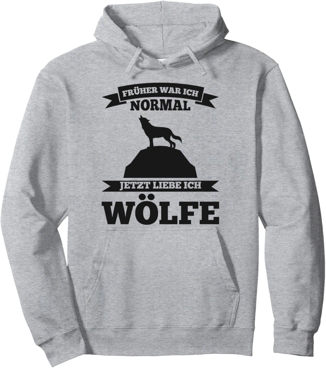 Wolf Waldtier Tier Pullover Hoodie