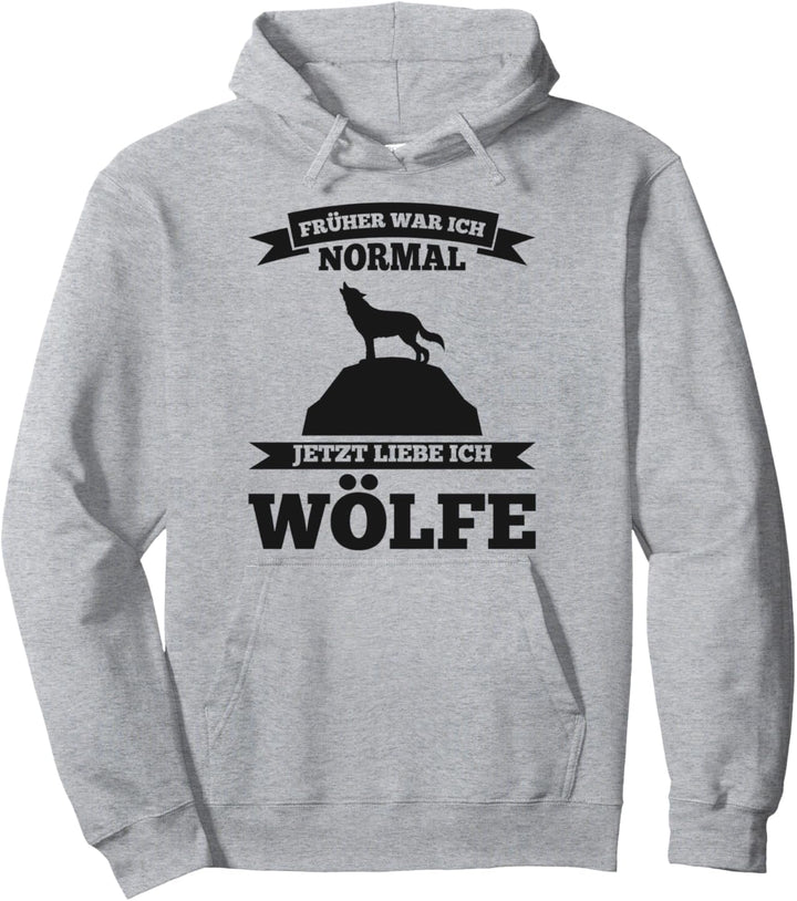 Wolf Waldtier Tier Pullover Hoodie