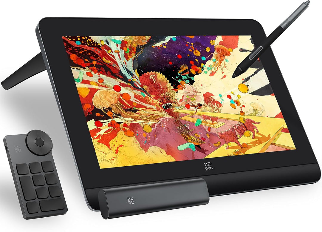 XPPen Grafikdisplay Artist 14 Gen.2 mit 16K X3 Pro Stift, 14 Zoll Display,Pen Tablet zum Zeichnen, 3
