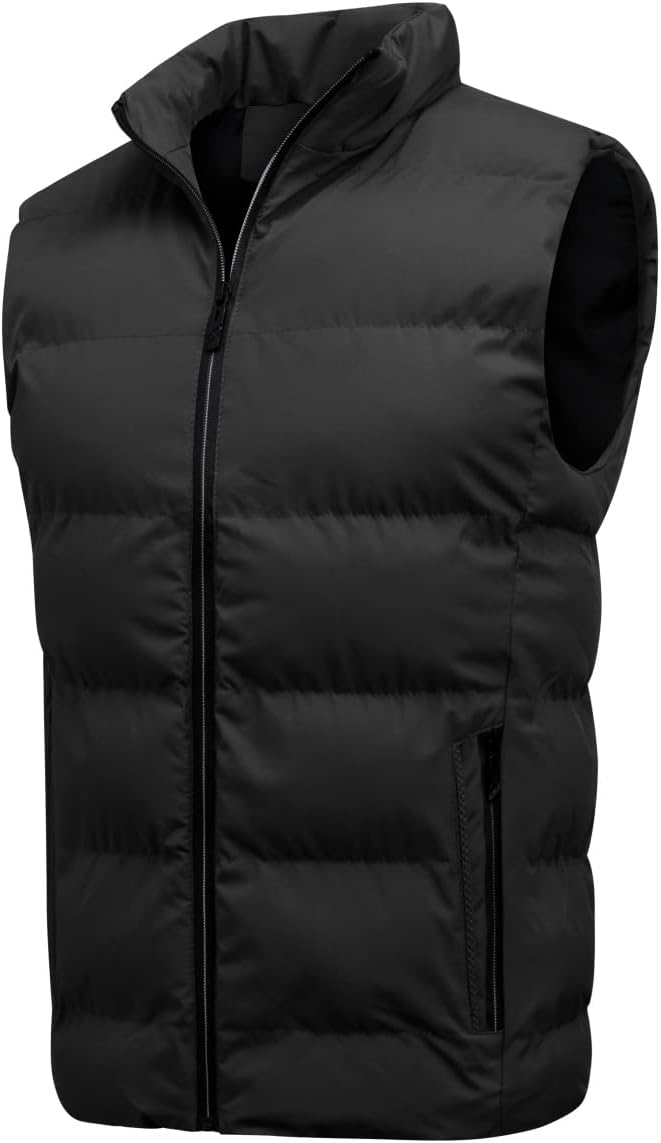 YOUTHUP Weste Herren Steppweste Winter Freizeit Wärme Ärmellose Sportweste Outdoor Stehkragen Winter