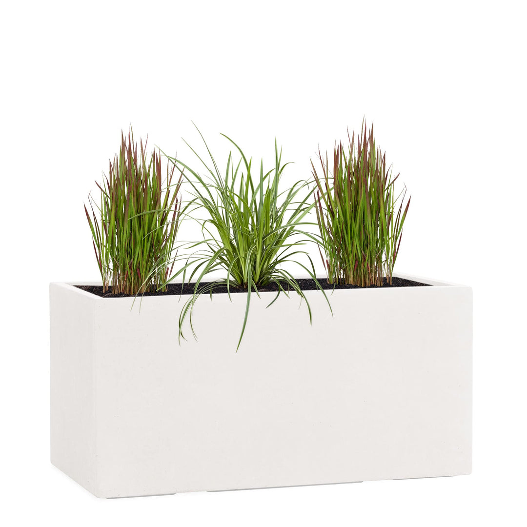 Pflanzwerk® Pflanzkübel TUB Sand 45x100x45cm *Frostbeständiger Blumenkübel* *UV-Schutz* *Qualitätswa
