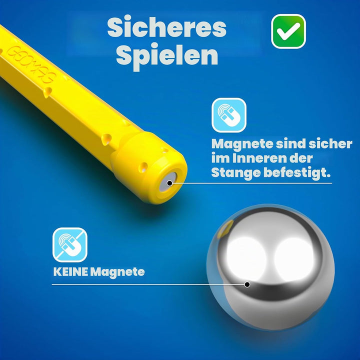 Geomag Magnetic Constructions, Original Magnetische Würfel, Magnetische Blöcke, Geschenk Kind 1 2 3