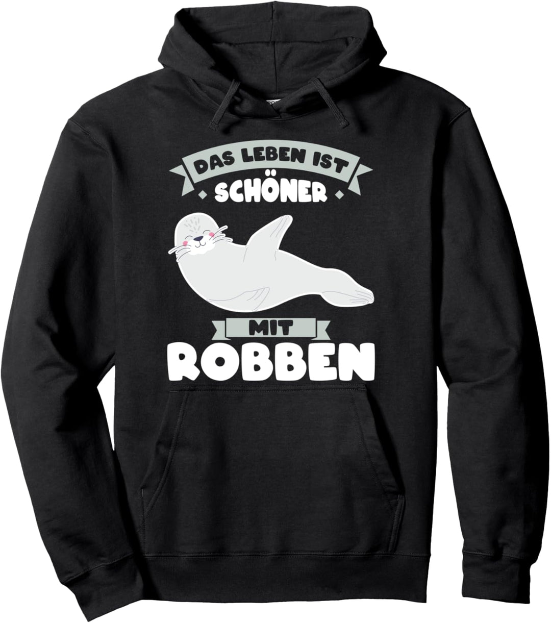 Robbe Seelöwe Seerobben Pullover Hoodie