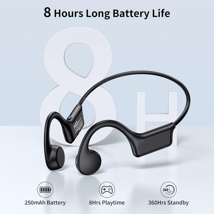 Open Ear Kopfhörer Bluetooth Sport Kopfhörer, Knochenschall Kopfhörer, Kopfhörer Kabellos Bluetooth