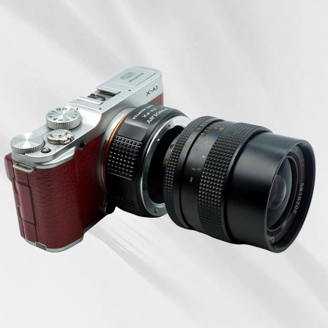 PHOLSY Objektivadapter Kompatibel mit Contax / Yashica CY Objektiv auf FX Mount Kameragehäuse Kompat