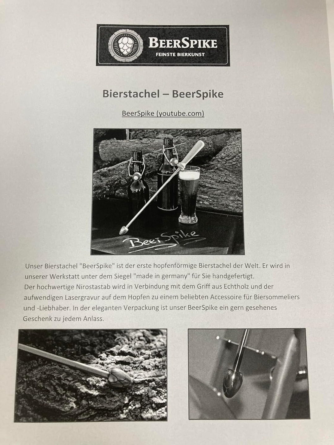 STAR Bierstachel BeerSpike Spülmaschinenfest | Geschenke für Männer