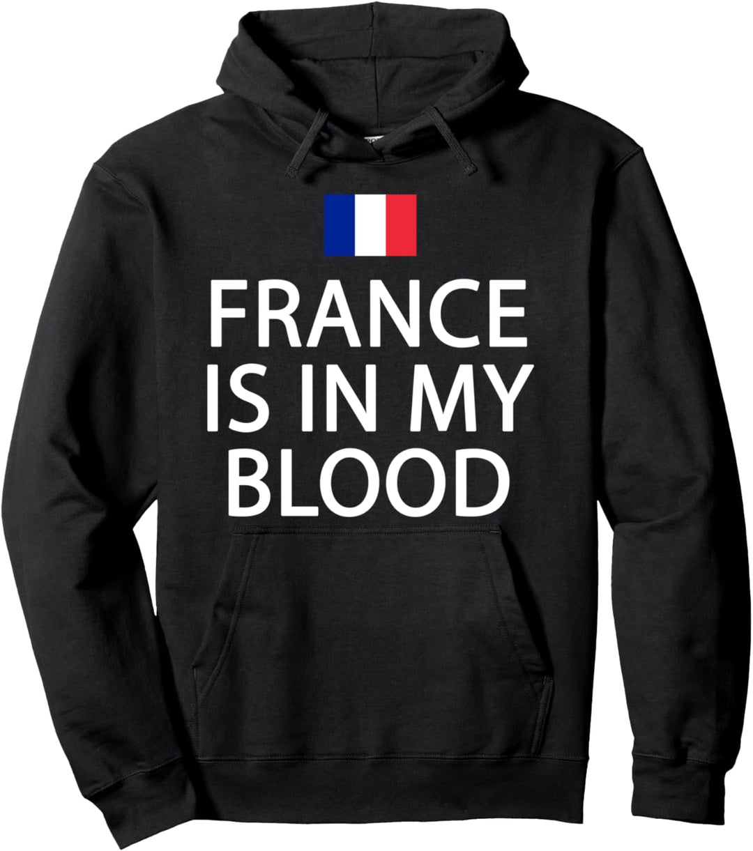 Französische Flagge - Lustiges Paris Frankreich Pullover Hoodie
