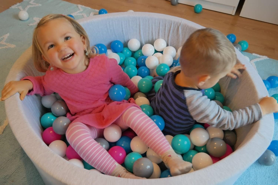 Velinda Bällebad Ballpool Kugelbad Bällchenbad Bällchenpool Kinder Pool mit 150 Bällen (Farbe der Bä
