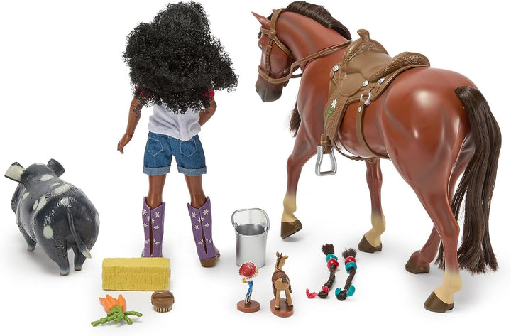 Disney Store Official - Toy Story 5 - Blaze - Puppenset - Blaze, Jessie, Bully, Daffodil, Jimmy Dean