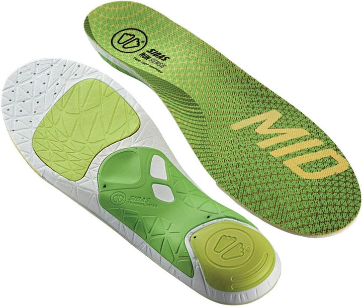 Sidas Einlegesohle 3FEET Run Sense MID, ns ns,30 Grün 30, Grün 30