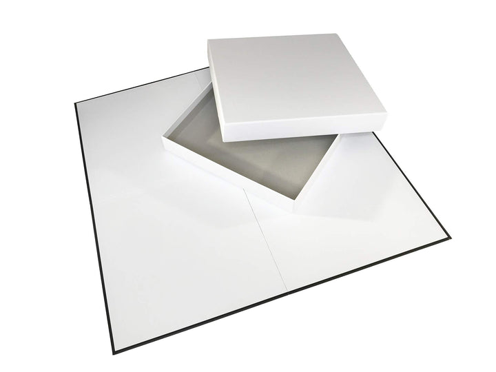 Apostrophe Games Leeres Spielbrett & Box (50,8 cm x 50,8 cm Brett) Erstelle Dein eigenes Brettspiel,