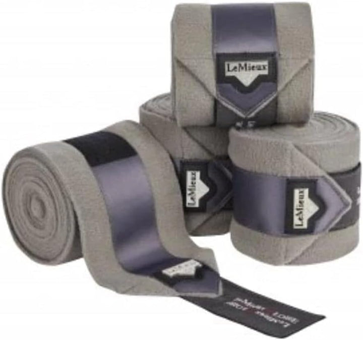 LeMieux Loire Satin Polo Bandages Hunter Green Set of 4 L hunter green, L hunter green