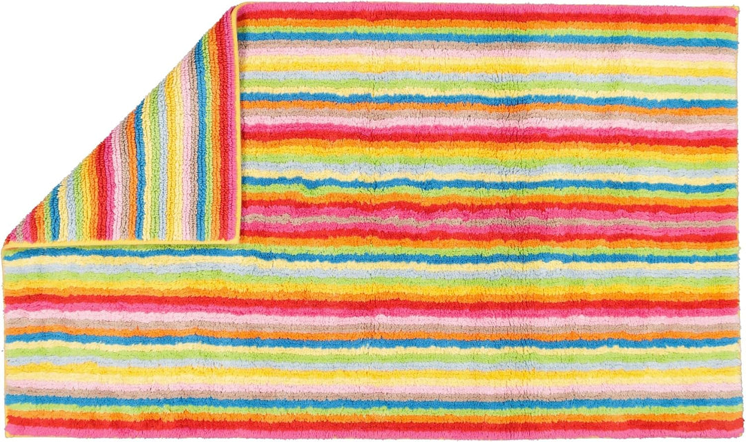 Cawö Home Badteppiche Life Style Streifen 7008 Multicolor - 25 70x120 cm, 70x120 cm