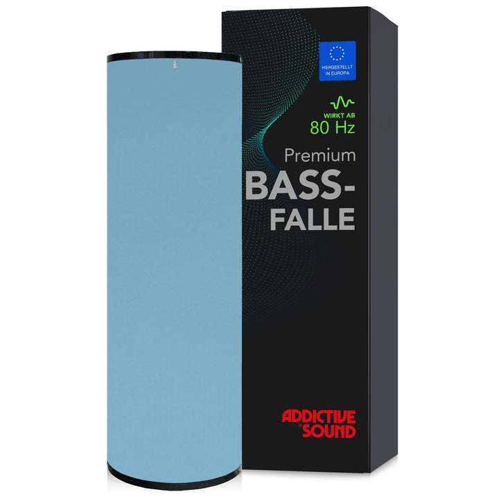 Addictive Sound Premium Schalldämmung Wand 100x30 cm Bassfalle - Akustikpaneele Wand zum Hause, Stud