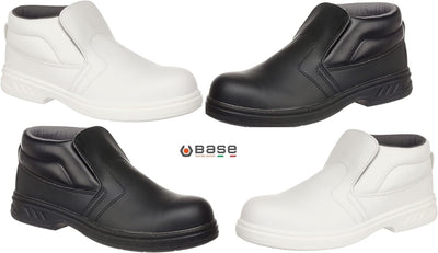 Portwest Steelite Schlupf-Sicherheitsstiefel S2, Grösse: 35, Farbe: Weiss, FW83WHR35 35 EU Weiss, 35