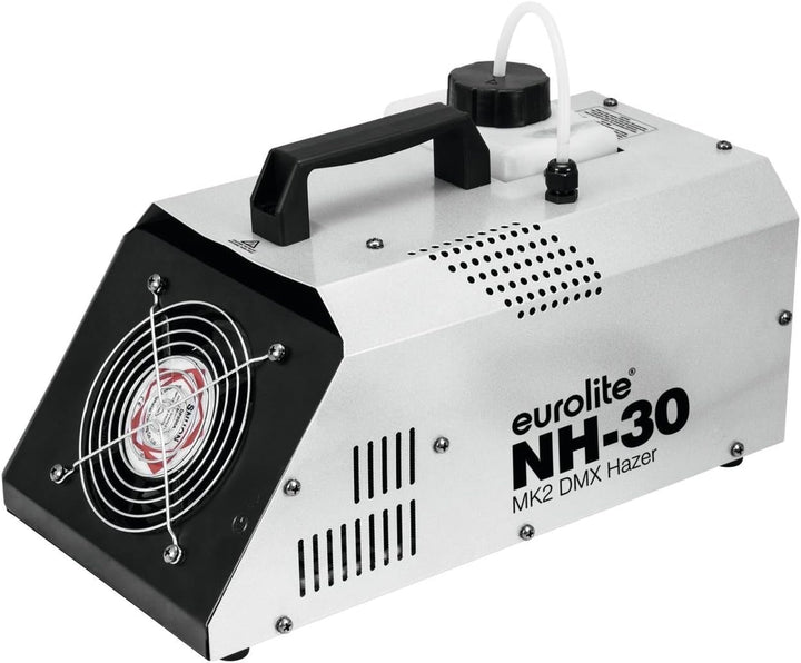 Eurolite NH-30 MK2 DMX Dunstnebelmaschine | Extrem kompakte, starke Maschine (720 W) mit Timer, Funk