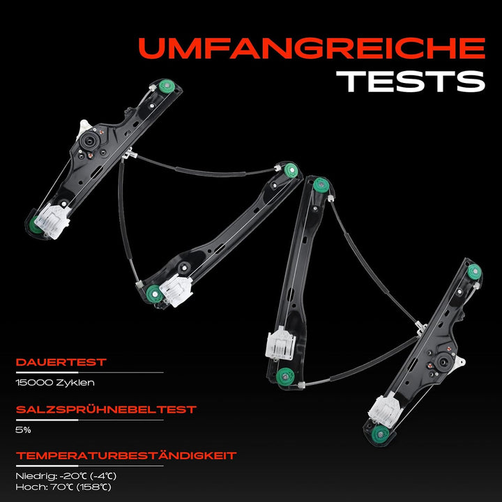 Frankberg 2x Fensterheber Vorne Links Rechts Kompatibel mit X1 E84 sDrive xDrive SUV 2009-2015 51332