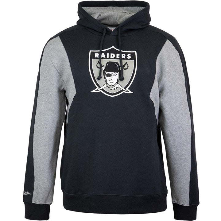 Mitchell & Ness NFL Color Blocked Hoody Kapuzenpullover M Las Vegas Raiders, M Las Vegas Raiders