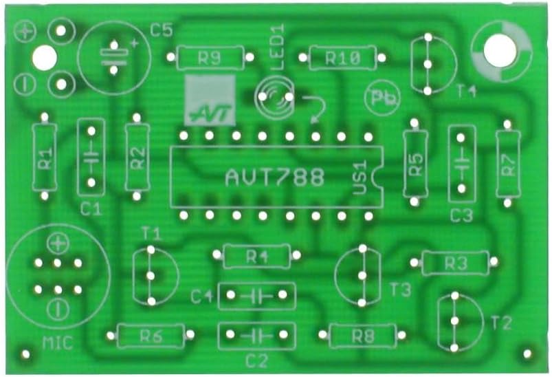 AVT788 KIT DIY, Elektronisches Kit, Übungsplatine für Anfänger, Kit zum selber löten, Konstruktionss