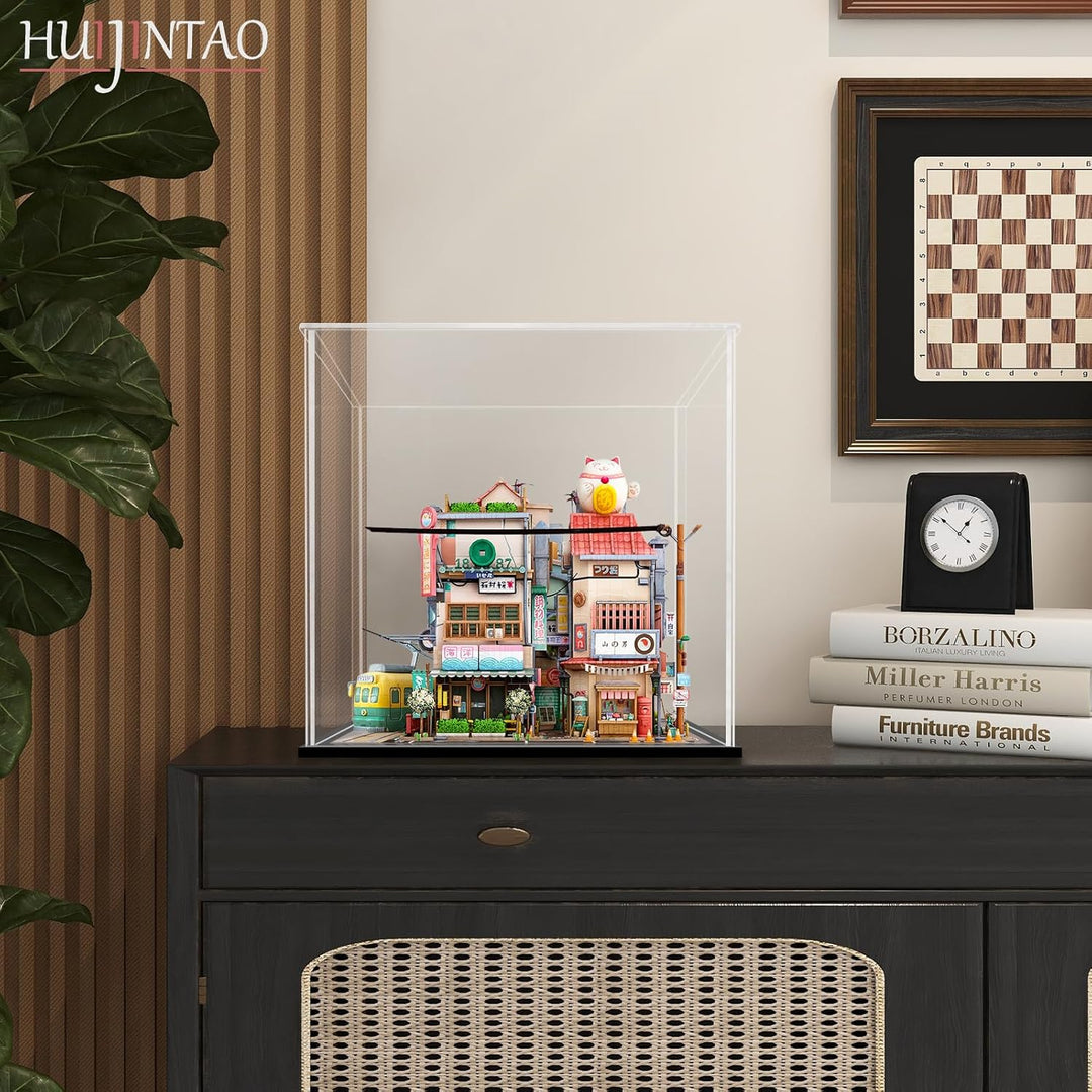 Huijintao Acryl Vitrine/Schaukasten/Display Case/Display Box für Modellautos, Figuren, Sammlerstücke