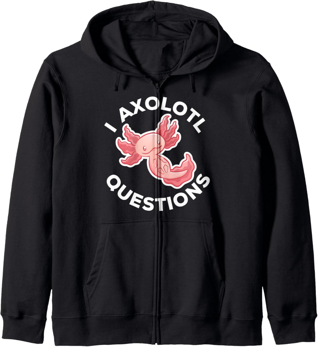 Lustiges Axolotl Design Kapuzenjacke