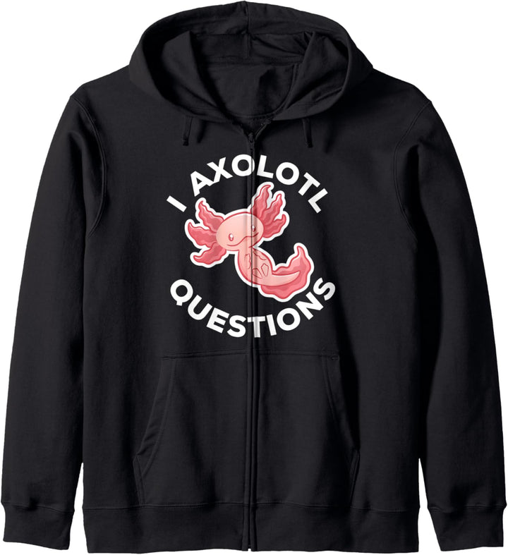 Lustiges Axolotl Design Kapuzenjacke