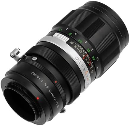 Fotodiox Pro Lens Mount Adapter Compatible with Miranda (Mir) Lenses on Fujifilm X-Mount Cameras Mir