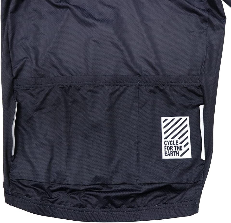 Wulibike Radtrikot für Herren, langärmlig, Rennradtrikot, atmungsaktiv und schnelltrocknend, mit Rei