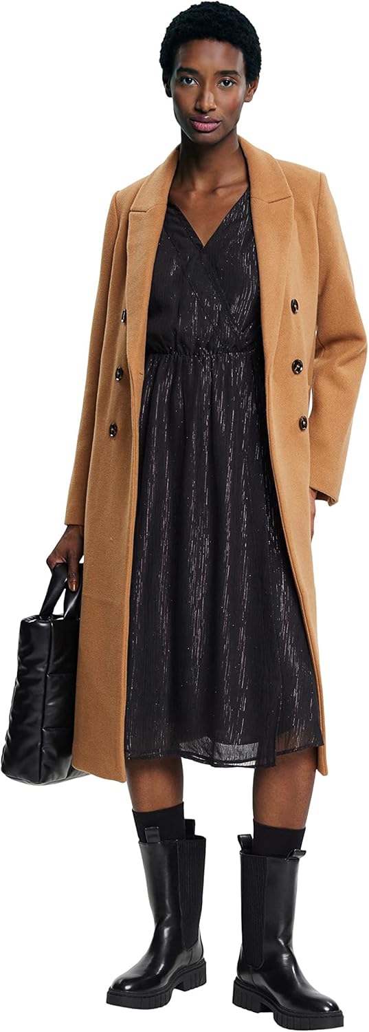 ESPRIT Damen Kleid für besondere Anlässe 40 002/Black 2, 40 002/Black 2