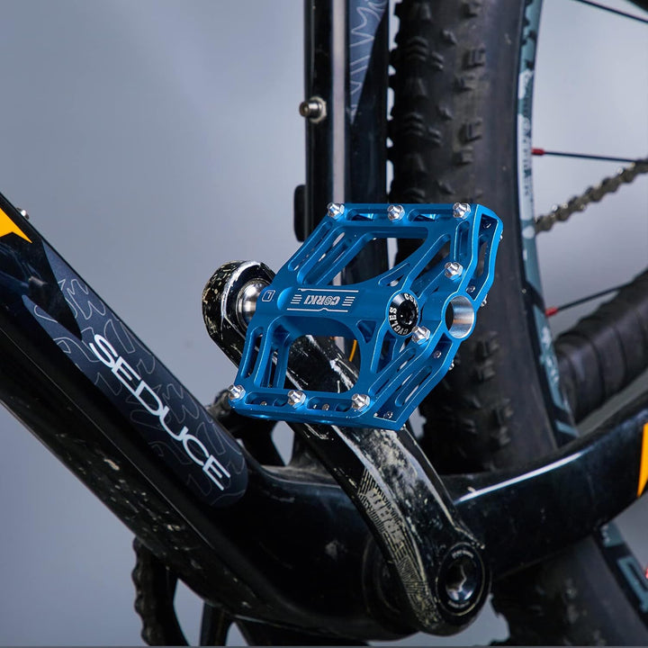 Corki Cycles Fahrradpedale Rennrad Pedale Titanium MTB Pedale Platform Pedale Ultraleicht Antirutsch
