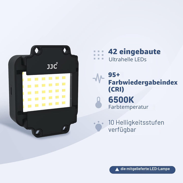 JJC ES-2 Film-Digitalisierungsadapter mit 6500 K USB-LED-Beleuchtungsset, Negativfilm-Kopierscanner
