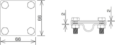Tiefenerder Erder Erdung Staberder feuerverzinkt Ø20mm 1500mm 1,5m SET Längenauswahl (SET 6000mm 4x1