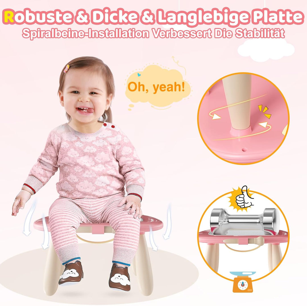Kikidex Kleinkinder Spielzeug Alter 1-3, Magnetisch Zaubertafel, Mädchen Spielzeug für 1-2 Jahre, Ma