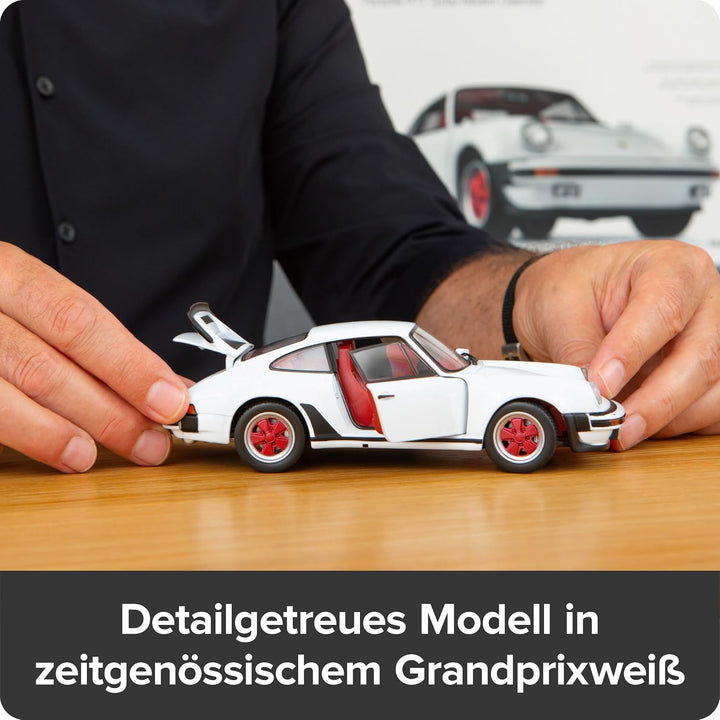FRANZIS 67322 - Porsche 911 Turbo Adventskalender, Modellbausatz 1:24