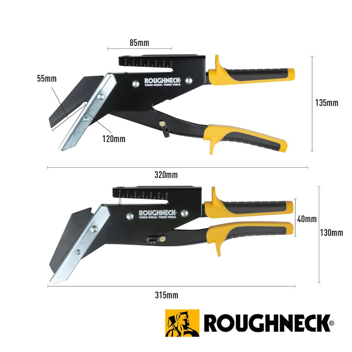 roughneckrou39250 Slate Cutter – schwarz Einzelbett, Einzelbett